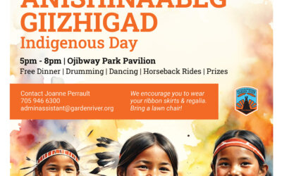 June 21 National Indigenous Day. Ojibway Park.